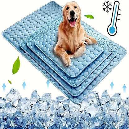 Cooling Mat for Dogs and Cats Summer Pet Cooling Pad Durable Waterproof Dog Bed Cool Mat for Small Medium Large Dogs Non Toxic