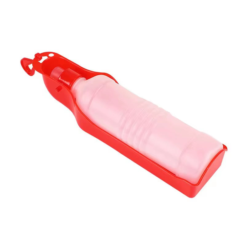 250Ml Dog Water Bottle Folding Drinker Plastic Portable Water Bottle Pets Outdoor Travel Drinking Water Feeder Bowl for Dogs