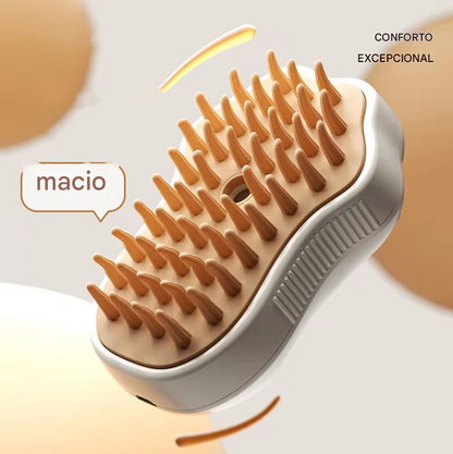 Escova a Vapor para Pets – Higiene e Relaxamento em Um Só Produto
