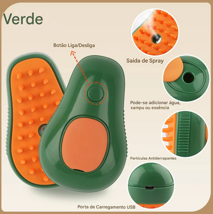 Escova a Vapor para Pets – Higiene e Relaxamento em Um Só Produto