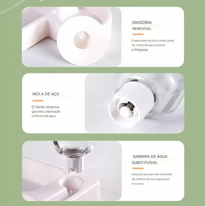 Tigela automática para animais de estimação, à prova de umidade, para gatos e cães, multifuncional para beber e comer.