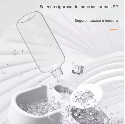 Tigela automática para animais de estimação, à prova de umidade, para gatos e cães, multifuncional para beber e comer.