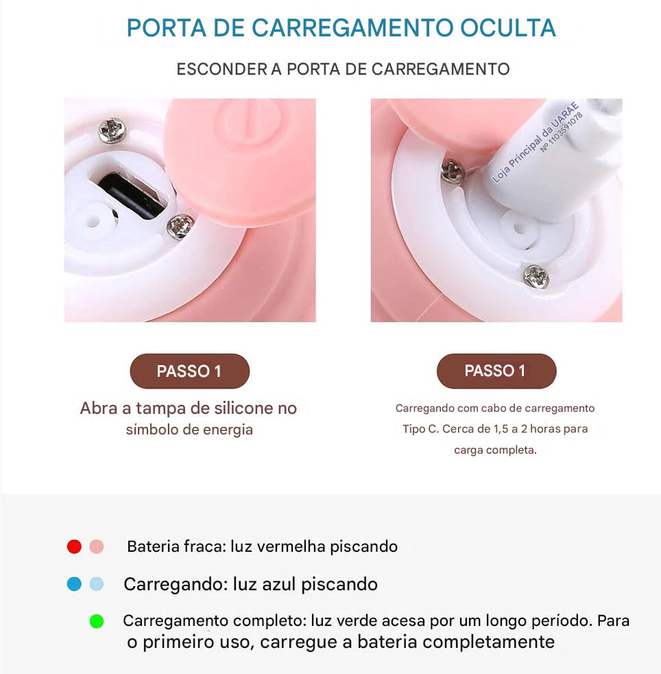 Bola Interativa Elétrica para Gatos – Automática e Inteligente