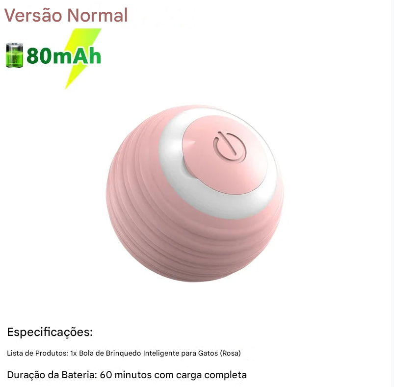 Bola Interativa Elétrica para Gatos – Automática e Inteligente